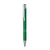 Stylo à bille  en aluminium recyclé personnalisable - BERN RA Matières : aluminium recyclé  Couleurs : vert impression haute déf