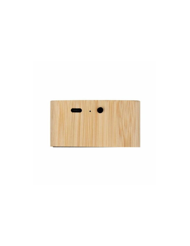 Enceinte sans fil bambou 3W B'RIGHT, panneau solaire | Androwe