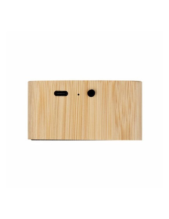Enceinte sans fil bambou 3W B'RIGHT, panneau solaire | Androwe