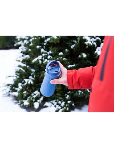 Mug isotherme 450 ml Air Gifts | Zesha Matières : acier inoxydable Couleurs : bleu 2