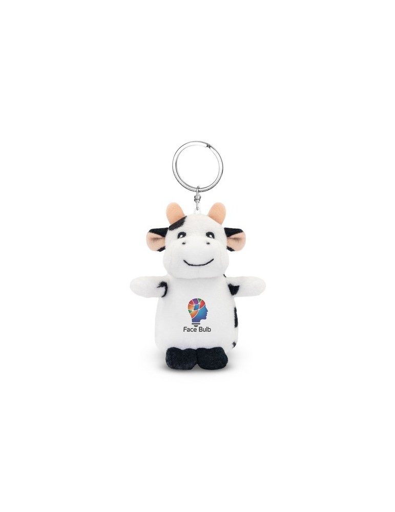 Vache en peluche, porte-clés | Cowie