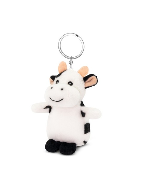Vache en peluche, porte-clés | Cowie
