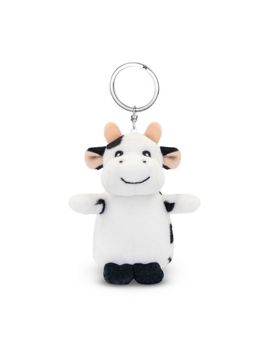 Vache en peluche, porte-clés | Cowie