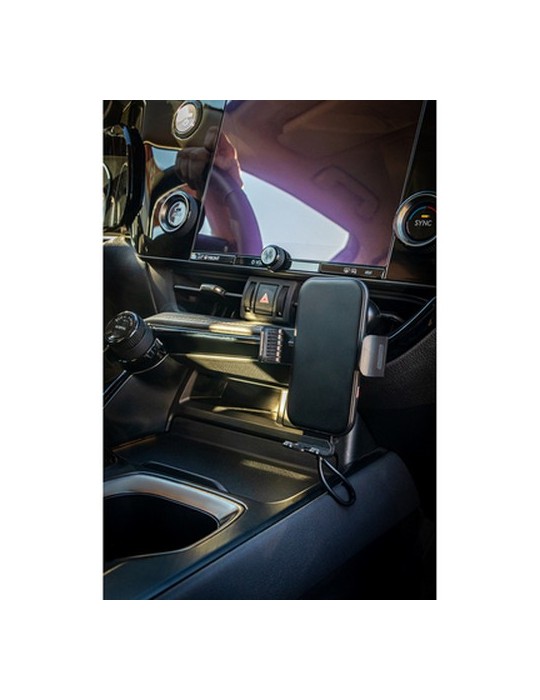 Support de téléphone portable pour voiture, chargeur sans fil 15W | Skyler