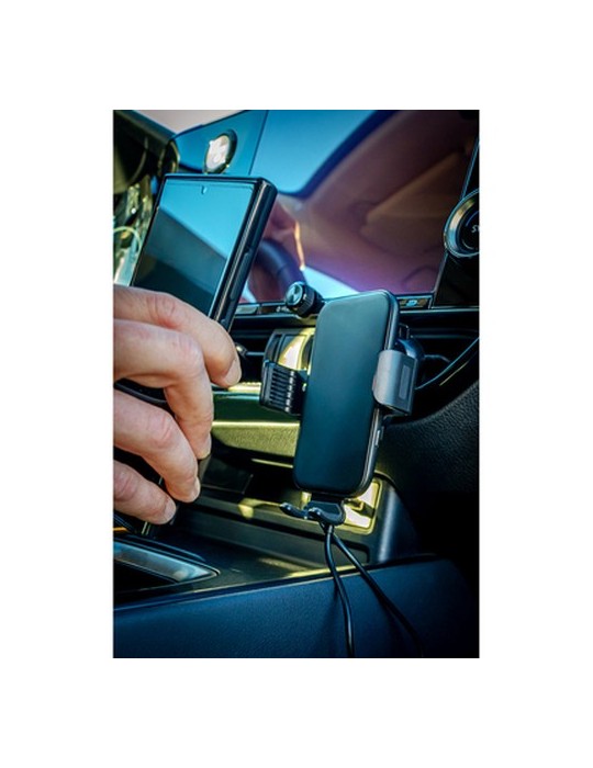 Support de téléphone portable pour voiture, chargeur sans fil 15W | Skyler