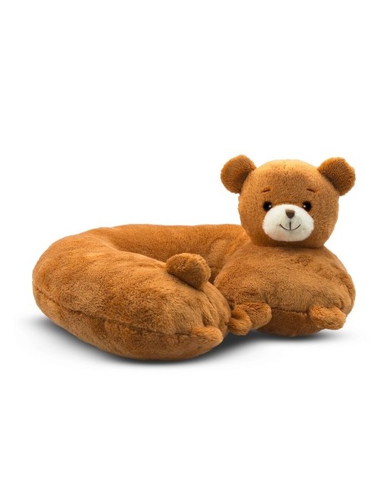 Ours en peluche, coussin de voyage | Triperd