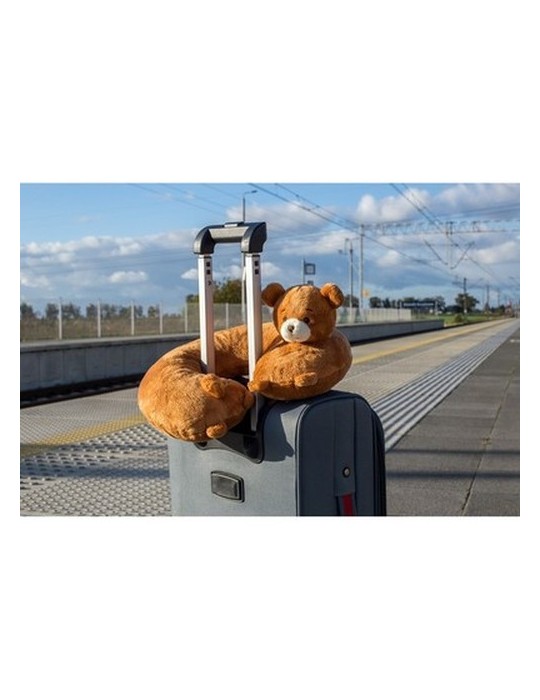 Ours en peluche, coussin de voyage | Triperd