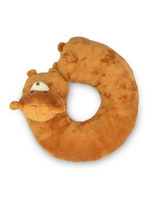 Ours en peluche, coussin de voyage | Triperd