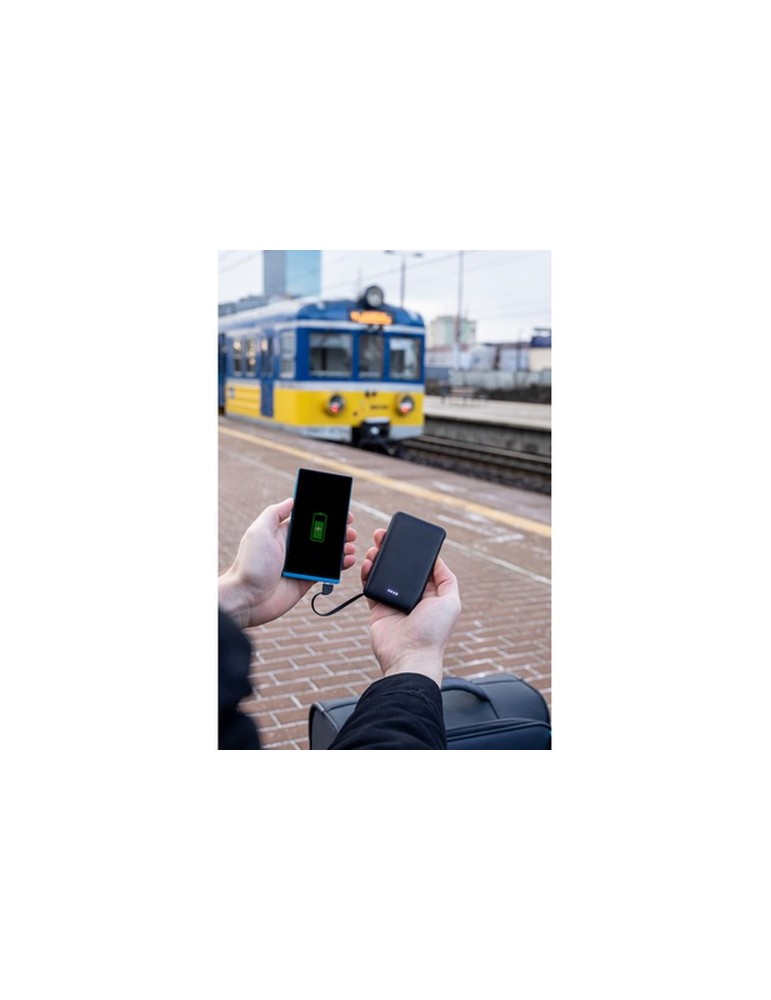 Power Bank 5000 mAh avec câbles intégrés, adapteur inclus | Presley