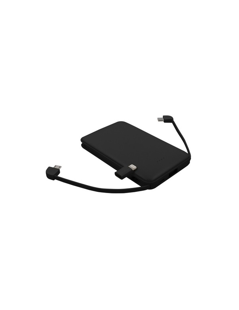 Power Bank 5000 mAh avec câbles intégrés, adapteur inclus | Presley
