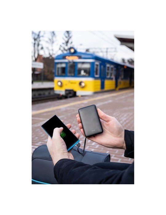 Power Bank 5000 mAh avec câbles intégrés, adapteur inclus | Presley