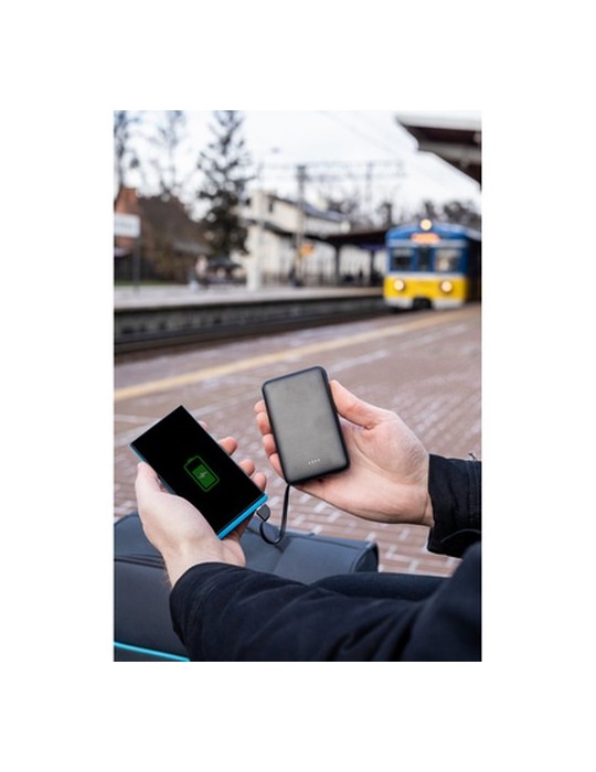 Power Bank 5000 mAh avec câbles intégrés, adapteur inclus | Presley