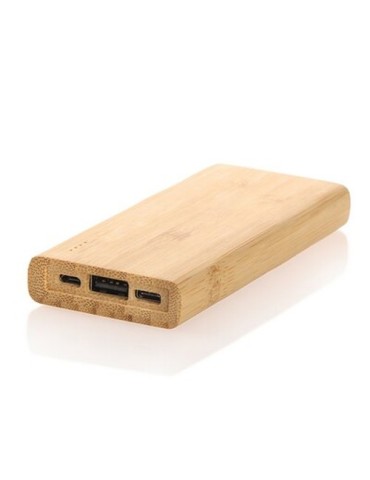 B'RIGHT Power Bank en bambou 5000 mAh | Posey Matières : bambou Couleurs : bois marquage laser ultra précis