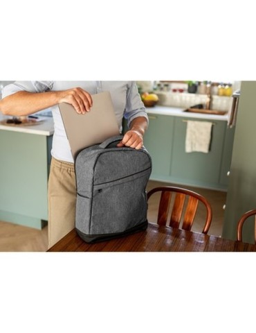 Sac à dos pour ordinateur portable 15,6" RPET B'RIGHT | Henry Matières : PET recyclé Couleurs : gris 2