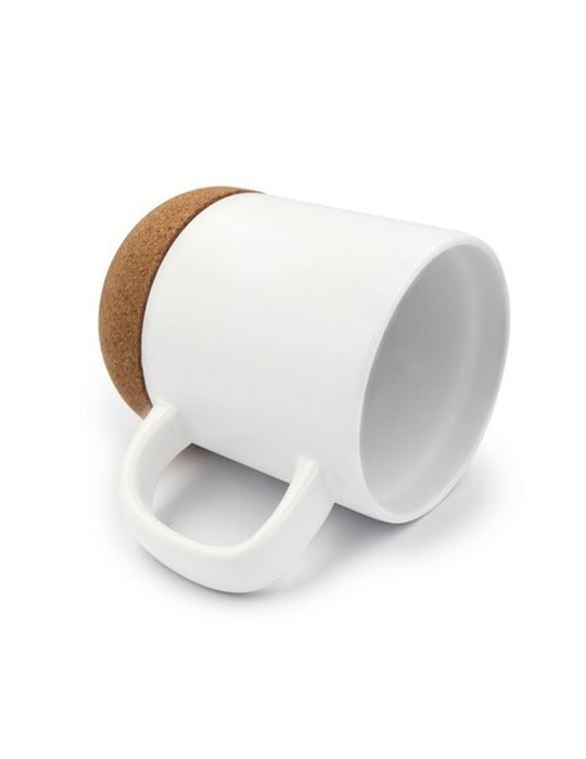 Mug en céramique 370 ml, détail liège | Kate