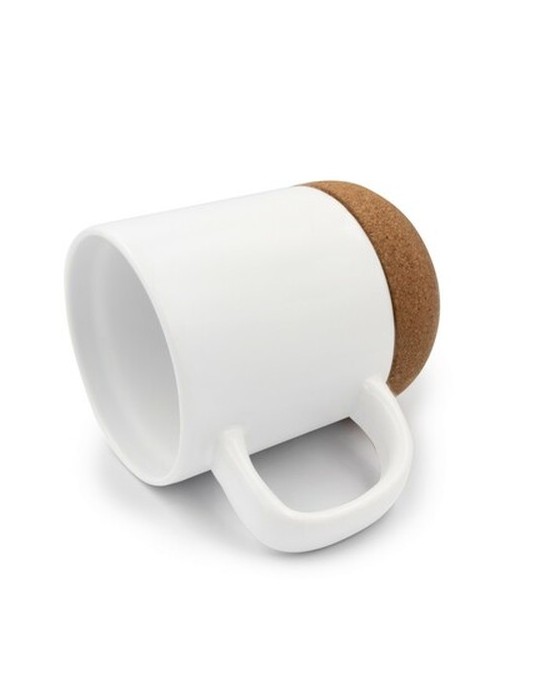 Mug en céramique 370 ml, détail liège | Kate