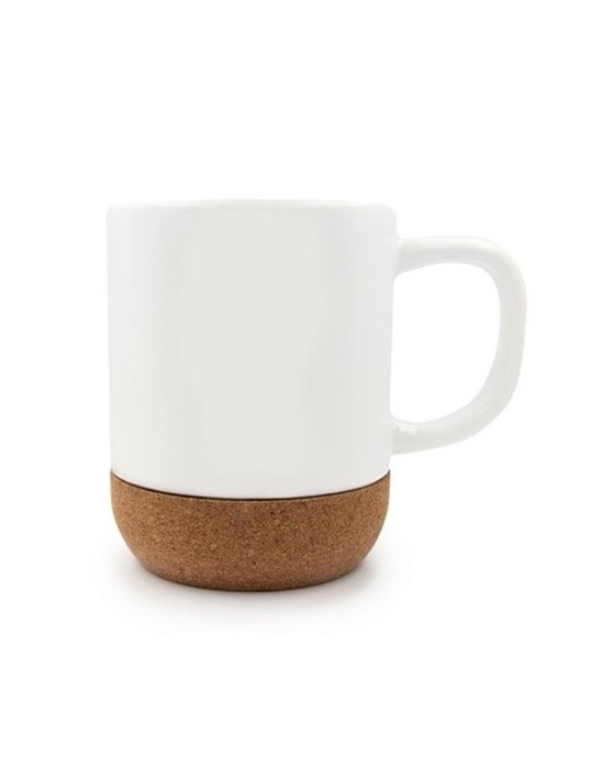 Mug en céramique 370 ml, détail liège | Kate