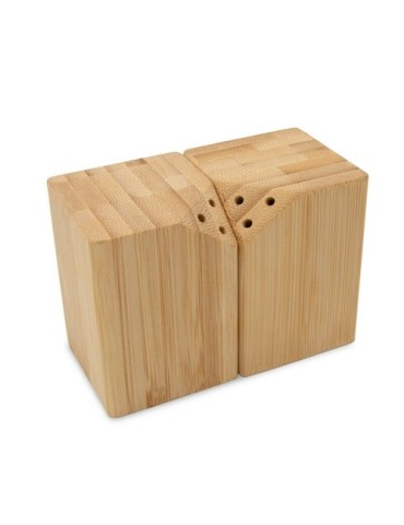 Ensemble salière et poivrière en bambou | Alfred