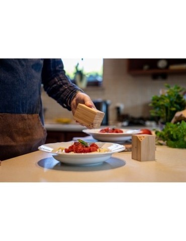 Ensemble salière et poivrière en bambou | Alfred 2