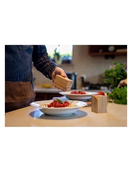 Ensemble salière et poivrière en bambou | Alfred