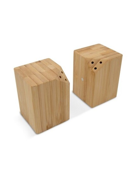 Ensemble salière et poivrière en bambou | Alfred