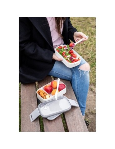 Boîtes à lunch 2 pcs, 2x700 ml, couverts | Cash 2