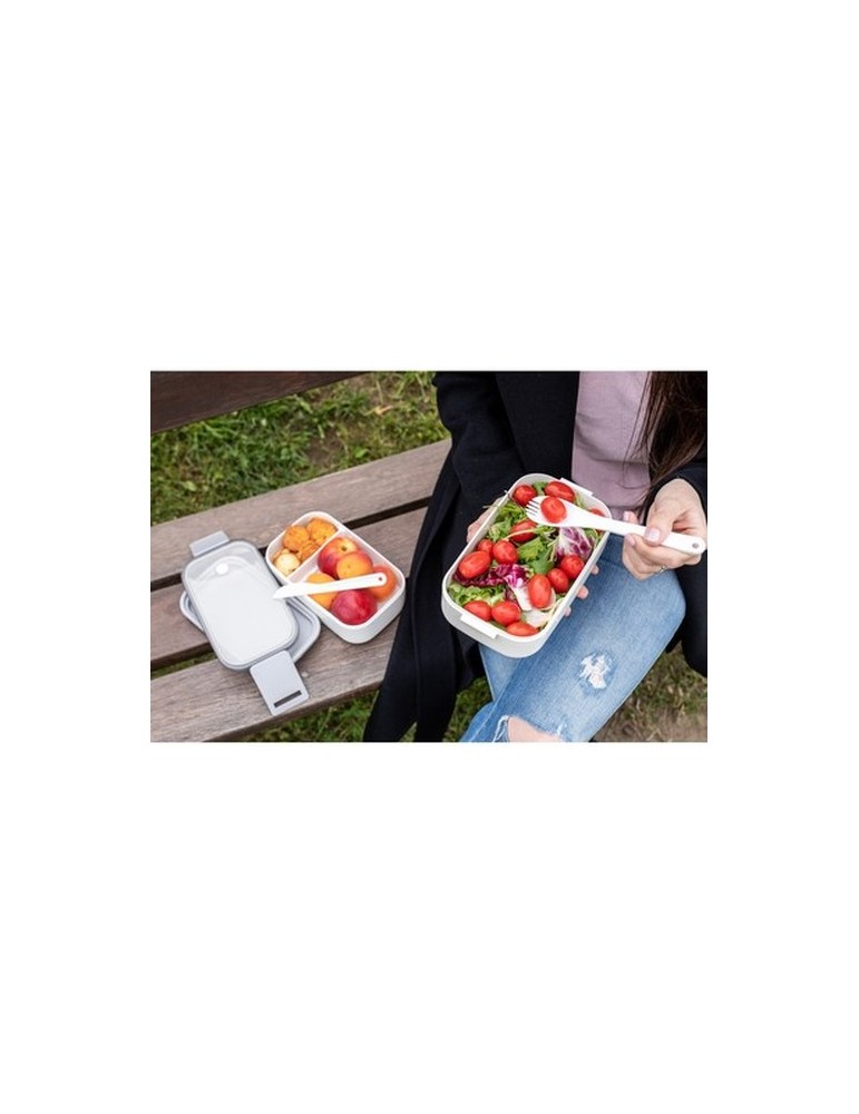 Boîtes à lunch 2 pcs, 2x700 ml, couverts | Cash