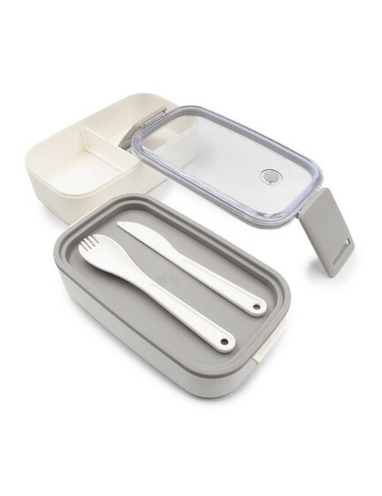 Boîtes à lunch 2 pcs, 2x700 ml, couverts | Cash