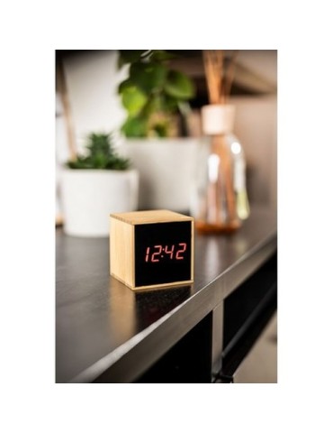 Horloge de bureau en bambou avec alarme | Katherine 2