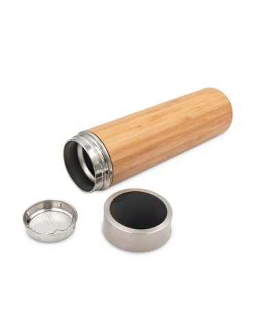Thermos en bambou 500 ml avec infuseur et affichage numérique de la température | Georgia