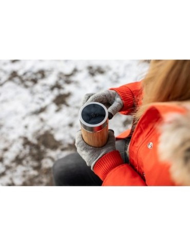 Thermos en bambou 500 ml avec infuseur et affichage numérique de la température | Georgia 2