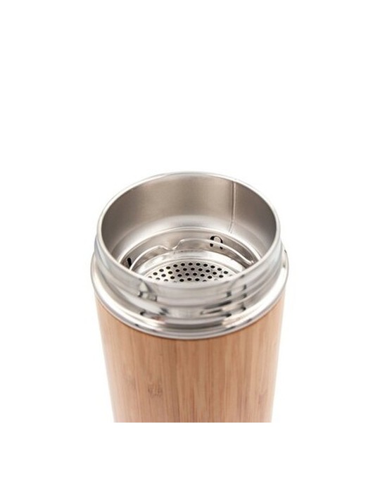 Thermos en bambou 500 ml avec infuseur et affichage numérique de la température | Georgia