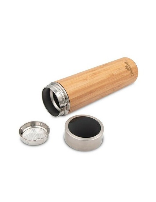 Thermos en bambou 500 ml avec infuseur et affichage numérique de la température | Georgia