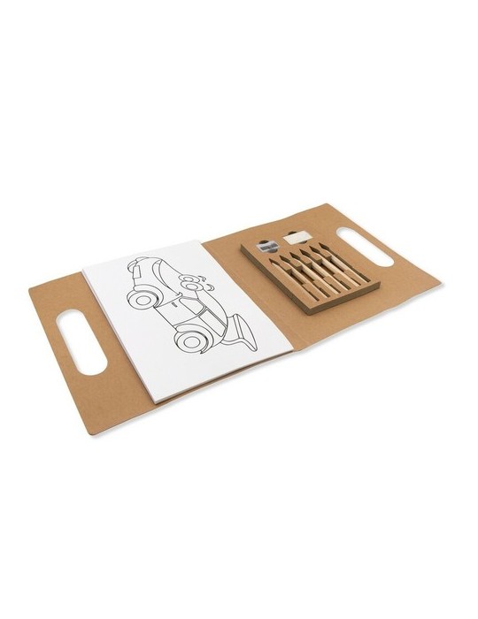 Set à dessin, crayons de couleur, taille-crayon, gomme | Legend