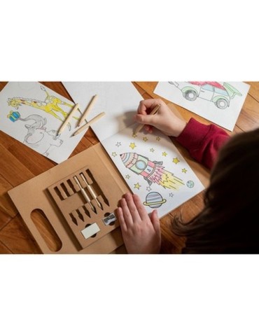 Set à dessin, crayons de couleur, taille-crayon, gomme | Legend 2