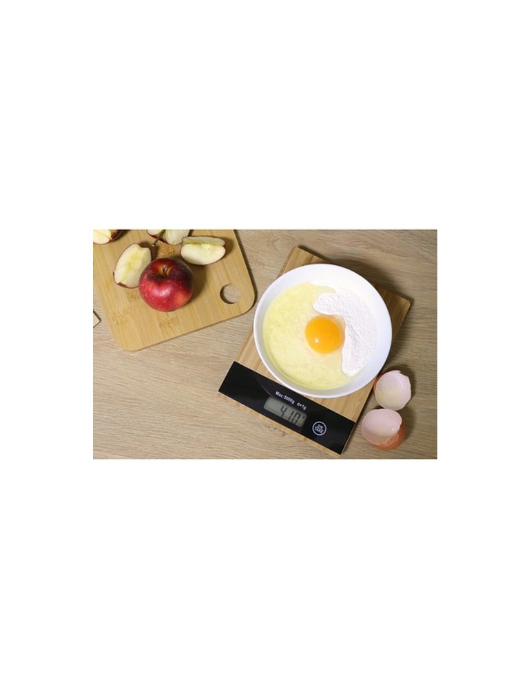 Balance de cuisine avec partie avant en bambou | Beck