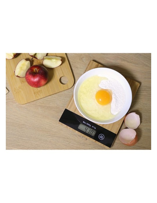 Balance de cuisine avec partie avant en bambou | Beck