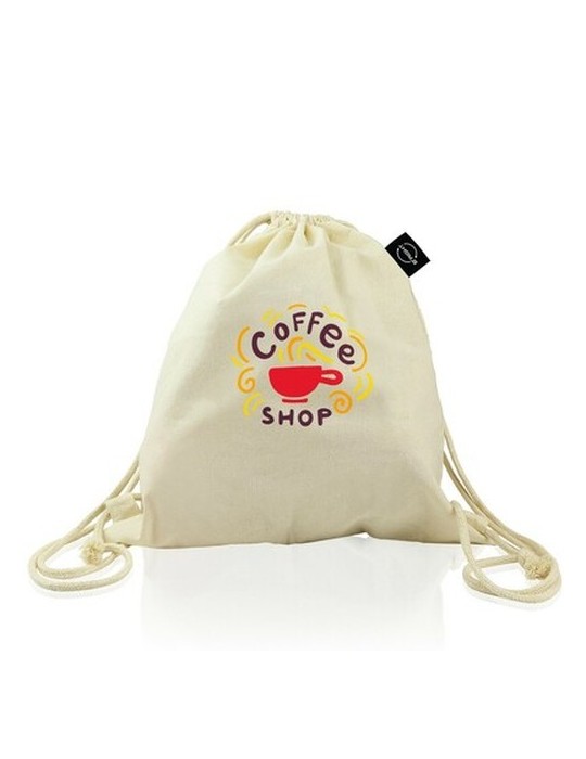 Sac à cordon en coton organique B'RIGHT | Meredith