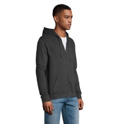 Hoodie Uni Personnalisé 260g - STONE Matières : coton Taille textile : XXL Couleurs : anthracite chiné goodies publicitaire évén