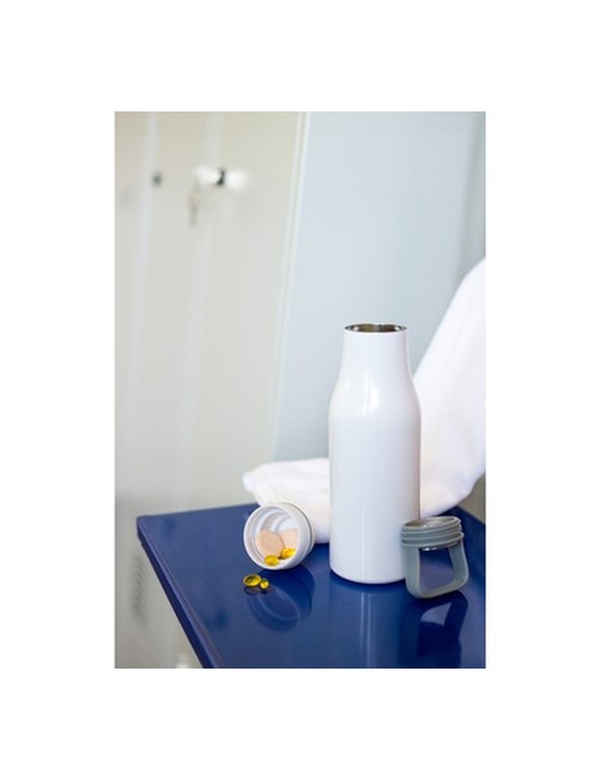 Bouteille isotherme 500 ml Air Gifts, tasse avec récipient | Jessica