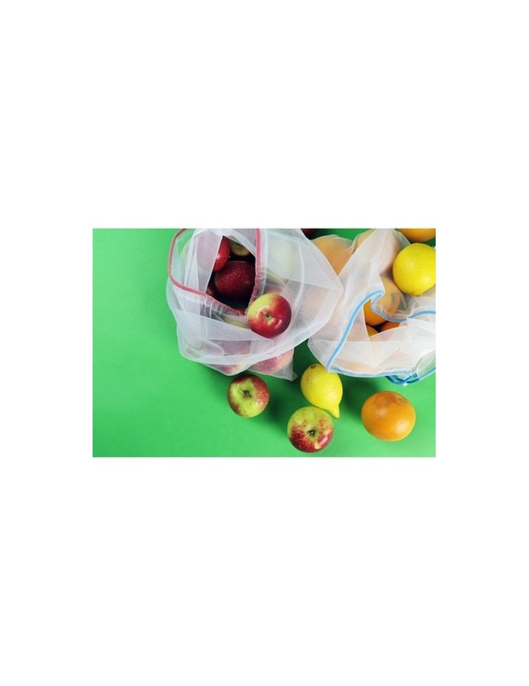 Sacs en RPET pour fruits et légumes, 3 pcs. | Steven