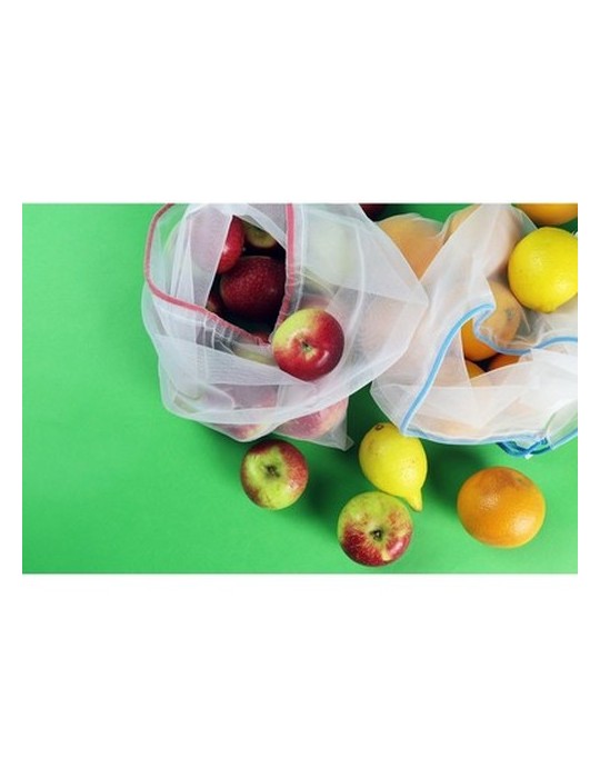Sacs en RPET pour fruits et légumes, 3 pcs. | Steven