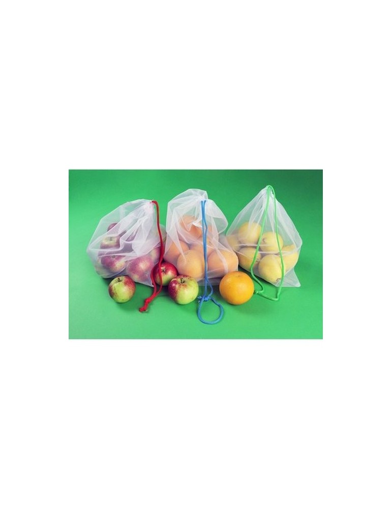 Sacs en RPET pour fruits et légumes, 3 pcs. | Steven