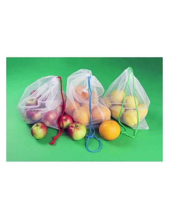 Sacs en RPET pour fruits et légumes, 3 pcs. | Steven