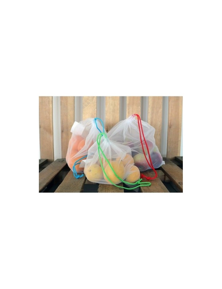 Sacs en RPET pour fruits et légumes, 3 pcs. | Steven