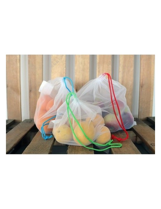 Sacs en RPET pour fruits et légumes, 3 pcs. | Steven