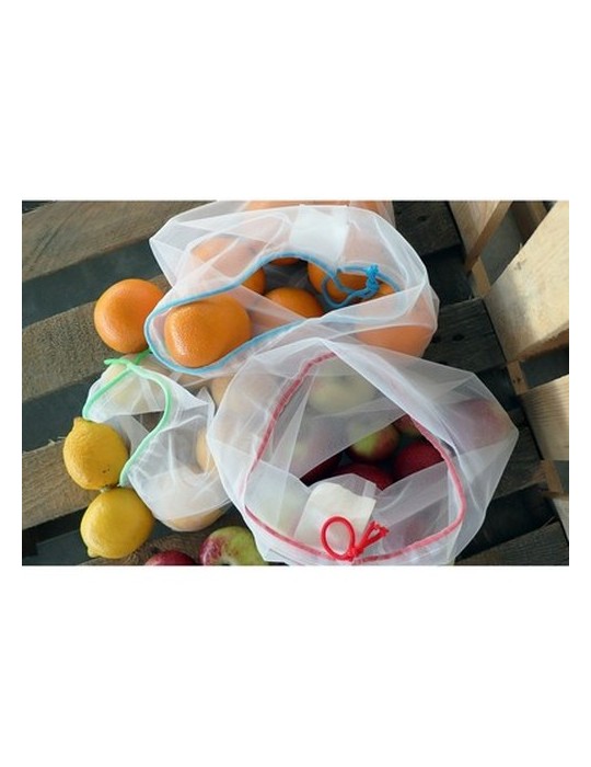 Sacs en RPET pour fruits et légumes, 3 pcs. | Steven