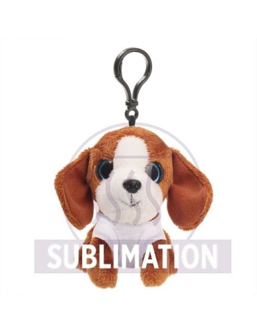 Chien en peluche, cintre | Polly