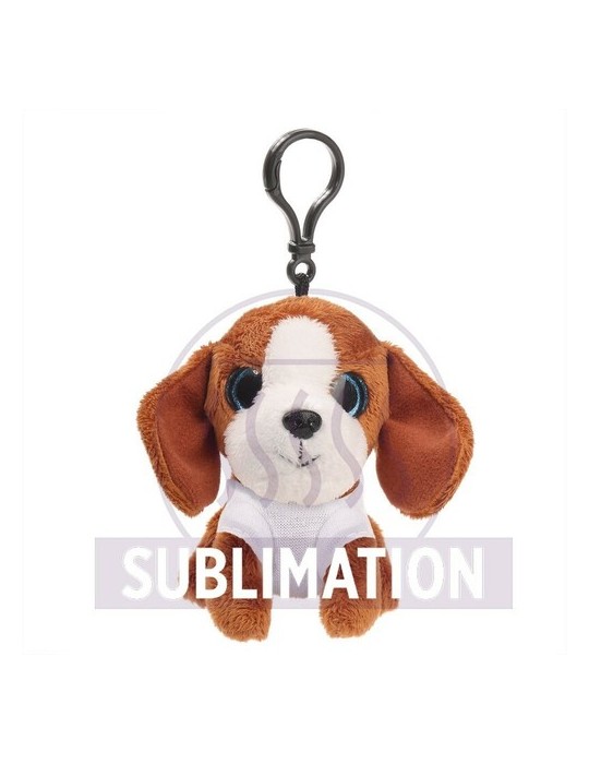 Chien en peluche, cintre | Polly