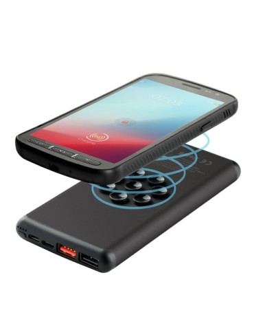 Power Bank sans fil Mauro Conti 10000 mAh avec ventouses, chargeur sans fil 10W | Stef